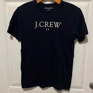 J.Crew CrewCuts Boys Size 12 Navy Cotton Short-sleeve T-Shirt